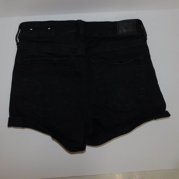 Black Jean Shorts Size 4 Womens - Picture 5 of 6